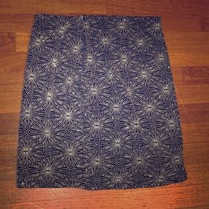 Silver and Black Sparkly Mini Skirt Pencil Skirt